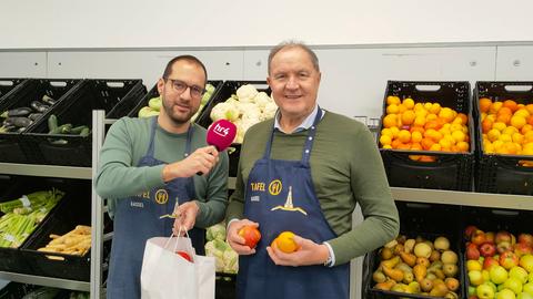 Jürgen Scholle bei der Tafel Kassel e.V.