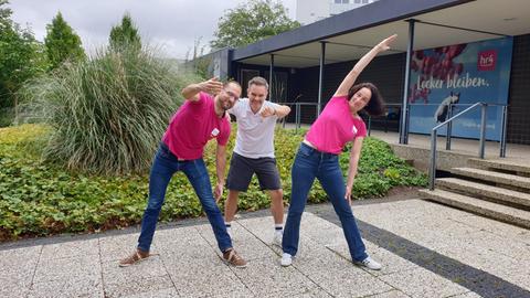 Inka Gluschke und Jürgen Scholle mit Sascha Seifert