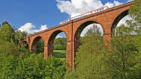 Das Himbächel-Viadukt im Odenwald