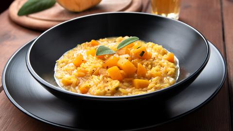 Kürbis-Risotto