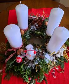 Der Adventskranz von Irene Kissel aus Offenbach.