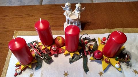 Der Adventskranz von Fritz Thöne aus Liebenau-Nidermeiser