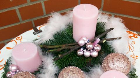 Der Adventskranz von Rosi Wessel aus Rüsselsheim