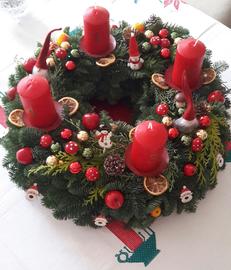 Das ist der Adventskranz von Birgit Pier aus Bad Soden