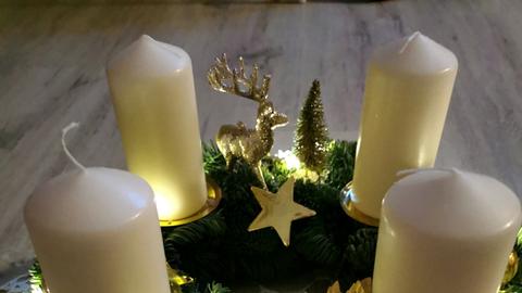 Adventskranz von Dagmar Volkmar aus Homberg/Efze