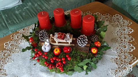 Adventskranz von Gitta Knoll aus Dettenheim