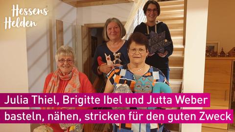 links: Gabriele Grytz-Farda / hinten rechts: Julia Thiel/ vorne links: Brigitte Ibel / vorne rechts: Jutta Weber