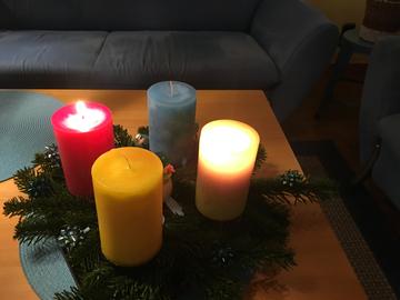 Adventskranz von Silvia Liebrecht aus Obertshausen