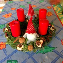 Adventskranz von Christa Schmidt